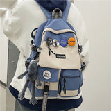 Cifeeo-back to school gifts Tooling Men Women Backpack 2025 Female Large Capacity School Backpacks for Teens Harajuku Student School Bags Fashion Korean New