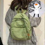 Cifeeo-back to school gifts Japanese Girl Small Backpack Women Vintage Canvas School Backpack Bag for Teens Female Original Niche Ruckpack Ins School Bags