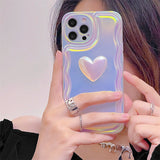 Cifeeo-gifts Laser Three-dimensional Love Phone Case