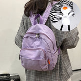 Cifeeo-back to school gifts Japanese Girl Small Backpack Women Vintage Canvas School Backpack Bag for Teens Female Original Niche Ruckpack Ins School Bags