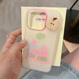 Cifeeo-gifts Pink Cloth Bag 3D Apple Phone Case