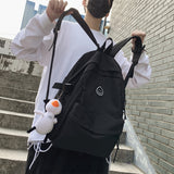 Cifeeo-back to school gifts Female Simple Couple Backpack Men Women School Backpacks for Teens Harajuku Girls 14inch Laptop School Bags Korean Bookbag 2020