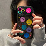 Cifeeo-gifts Kawaii Smiley Mirror Holder iPhone case