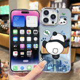 Cifeeo-gifts Cute Panda Mirror Phone Case
