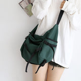 Cifeeo-back to school gifts New Trend Crossbody Bags for Women Solid Color Bag Female Luxury School Shoulder Bag College Student Tuition 2020 Bookbag