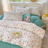 Cifeeo-2025 Spring Bedding Set Lucky Dog Bedding Set Cute Cartoon No Filler Twin Full Size Duvet Cover Flat Sheet Pillowcase Fashion Girls Boys New Bed Linen