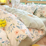 Cifeeo-2025 Spring Bedding Set Floral Duvet Cover Set 2025 New Spring Twin Queen Size Girls Boys Flat Sheet Pillowcase No Filler Fashion Home Hotel Bed Linens