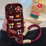 Cifeeo-gifts Kawaii Flower Girl Phone Case