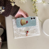 Cifeeo-gifts Glitter Cherry Pudding Phone Case