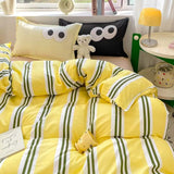 Cifeeo-2025 Spring Bedding Set Big Eyes Bedding Set 2025 New Colorful Boys Girls Duvet Cover No Filler Pillowcase Flat Sheet Twin Queen Size Home Bedspread