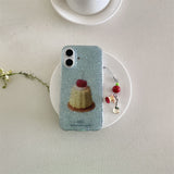 Cifeeo-gifts Glitter Cherry Pudding Phone Case