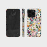 Cifeeo-gifts Retro Oil Painting Floral Skull Phone Case