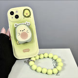 Cifeeo-gifts Kawaii Cartoon Green Avocado Phone Case