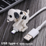 Cifeeo-gifts Moving Puppy Mobile Phone Data Cable
