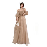 Cifeeo-nye outfits Bridesmaid Dress for Women Wedding Party Gown Solid Appliques Long Skirt Elegant Ladies Banquet Women's Prom Dresses Vestidos-back to school dress 2025