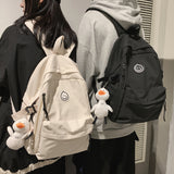 Cifeeo-back to school gifts Female Simple Couple Backpack Men Women School Backpacks for Teens Harajuku Girls 14inch Laptop School Bags Korean Bookbag 2020