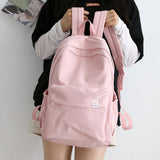 Cifeeo-back to school gifts Female Department Plaid Backpacks for Women Waterproof School Backpack Bag Korean Large Capacity Shoulder School Bags Ruckpack