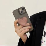 Cifeeo-gifts Heart Shaped Crystal Phone Holder