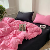 Cifeeo-Ins Bedding Comforter Cover sets Duvet Cover beds heets set with pillows case Bedding Linens Set for Queen/King Bed