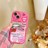 Cifeeo-gifts Pink Girl Love Graffiti Phone Case