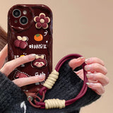 Cifeeo-gifts Kawaii Flower Girl Phone Case