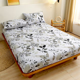 Cifeeo-2025 Spring Bedding Set Ins Nordic Bedding Set No Filler Duvet Cover Fitted Sheet Pillowcase Single Double Queen Size Home Bedspread Set