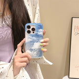 Cifeeo-gifts Sunset Blue Sky White Clouds Phone Case