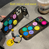 Cifeeo-gifts Kawaii Smiley Mirror Holder iPhone case