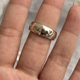 Cifeeo-Vintage Jewelry Y2K Style Y2K Crystal Rings Kpop Heart Adjustable Ring Irregular Geometry Punk Vintage Rings For Women Girls New Fashion Jewelry