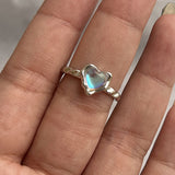 Cifeeo-Vintage Jewelry Y2K Style Y2K Crystal Rings Kpop Heart Adjustable Ring Irregular Geometry Punk Vintage Rings For Women Girls New Fashion Jewelry