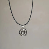 Cifeeo-Vintage Jewelry Y2K Style Punk Charms Jewelry Chains Vortex Swirl Pendant Necklaces Vintage Star Choker Women Fashion Goth Necklace Accessory Grunge