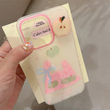 Cifeeo-gifts Pink Cloth Bag 3D Apple Phone Case