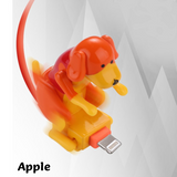 Cifeeo-gifts Moving Puppy Mobile Phone Data Cable