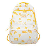 Cifeeo-back to school gifts Fashion Cartoon Printing Women Backpack Kawaii Waterproof Nylon Travel Bag Female Big Schoolbag Girls Preppy Laptop Backpacks