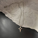 Cifeeo-Vintage Jewelry Y2K Style Vintage Fashion Leather rope Star Pendant Necklace For Women Men Antique Silver Color Jewelry Accessories Y2k Aesthetic