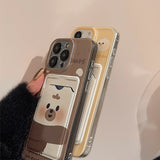 Cifeeo-gifts Cute Cartoon Card Holder Phone Case