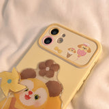 Cifeeo-gifts Cute Cartoon Donut Rotating Fan Phone Case