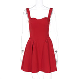 Cifeeo-work holiday party outfit Women's Clothing 2025 Spring and Summer Fashion Sexy Hot Girl Slimming Sling Dress Women