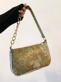 CIFEEO - Painting Chain Shoulder Baguette Bag  - Women Shoulder Bags