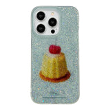 Cifeeo-gifts Glitter Cherry Pudding Phone Case