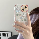 Cifeeo-gifts Cute Cartoon Bunny With Bow Phone Case