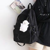 Cifeeo-back to school gifts Couple New Corduroy Women Backpack Female Korean Shoulder School Bag for Teens College Women's Travel Backpacks Laptop Computer