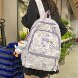 Cifeeo-back to school gifts Schoolbag female Korean version of high school students backpack middle school students small fresh simple backpack 2025 new