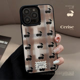Cifeeo-gifts Plaid Cherry Phone Case
