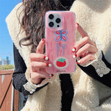 Cifeeo-gifts Girly Pink Tomato Butterfly Phone Case
