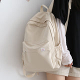 Cifeeo-back to school gifts Female Department Plaid Backpacks for Women Waterproof School Backpack Bag Korean Large Capacity Shoulder School Bags Ruckpack