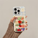 Cifeeo-gifts Fridge Vegetable Magnetic Card Holder Phone Case