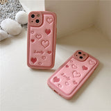 Cifeeo-gifts Girly Pink Heart Phone Case
