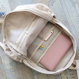 Cifeeo-back to school gifts Female Department Plaid Backpacks for Women Waterproof School Backpack Bag Korean Large Capacity Shoulder School Bags Ruckpack
