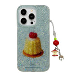 Cifeeo-gifts Glitter Cherry Pudding Phone Case